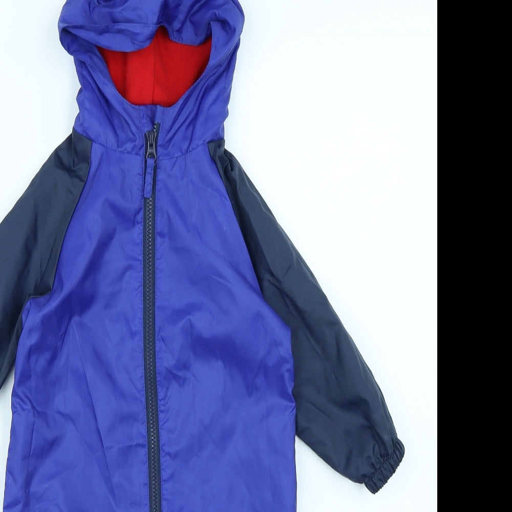George Boys Blue   Rain Coat Snowsuit Size 12-18 Months