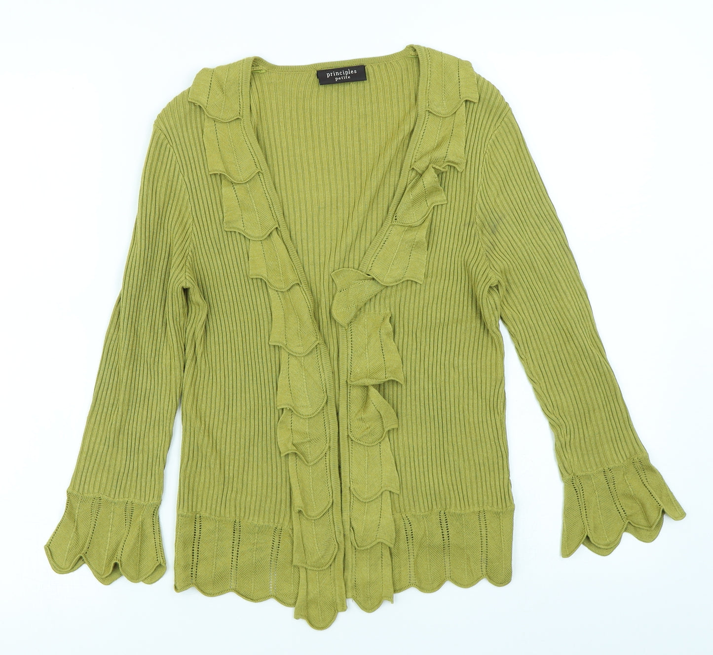 Principles Womens Green   Cardigan Jumper Size 8