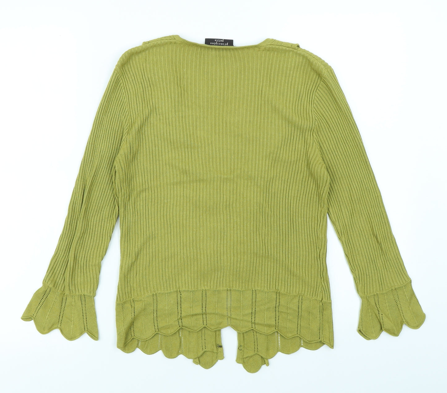 Principles Womens Green   Cardigan Jumper Size 8