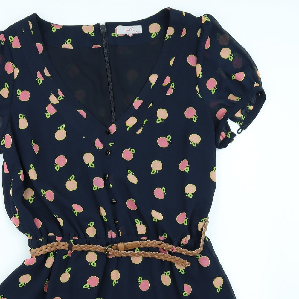 NEXT Womens Blue   Skater Dress  Size 12