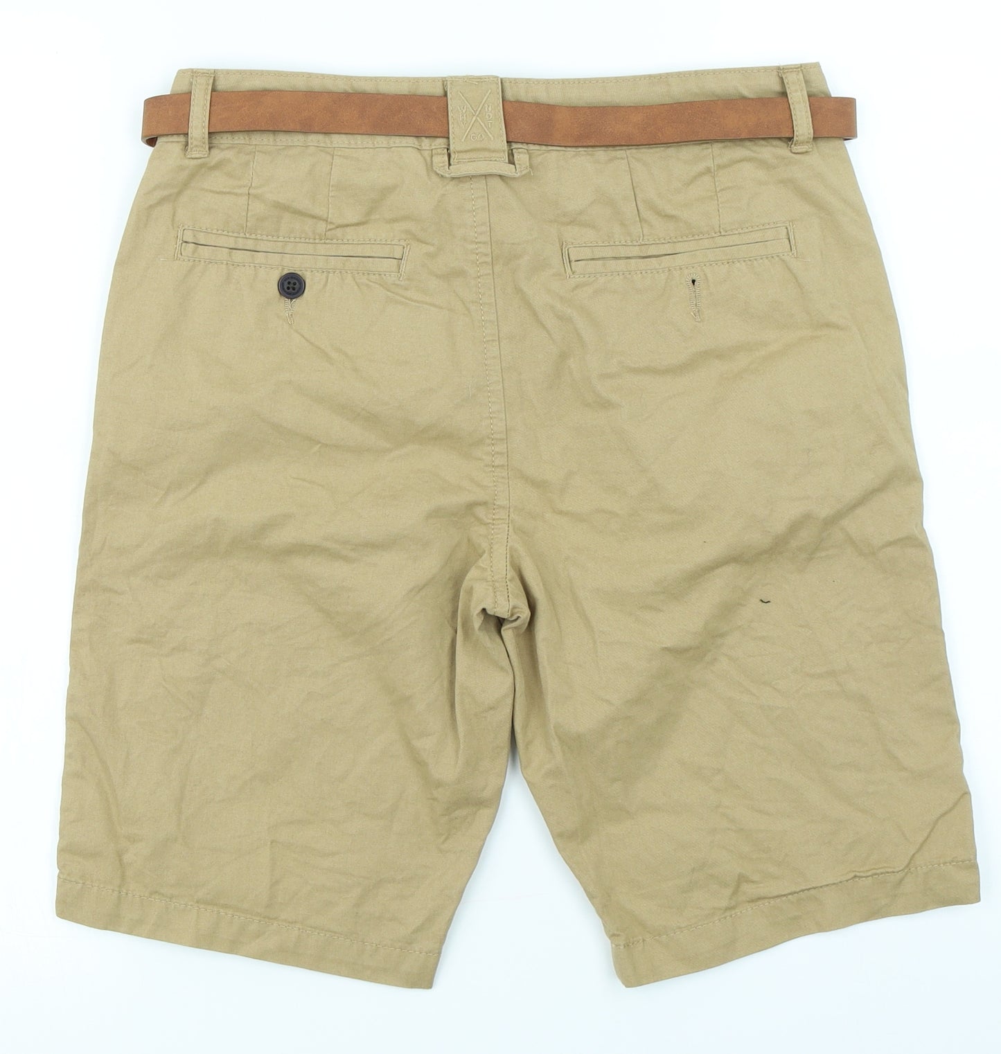 Bershka Mens Brown   Chino Shorts Size 30 in