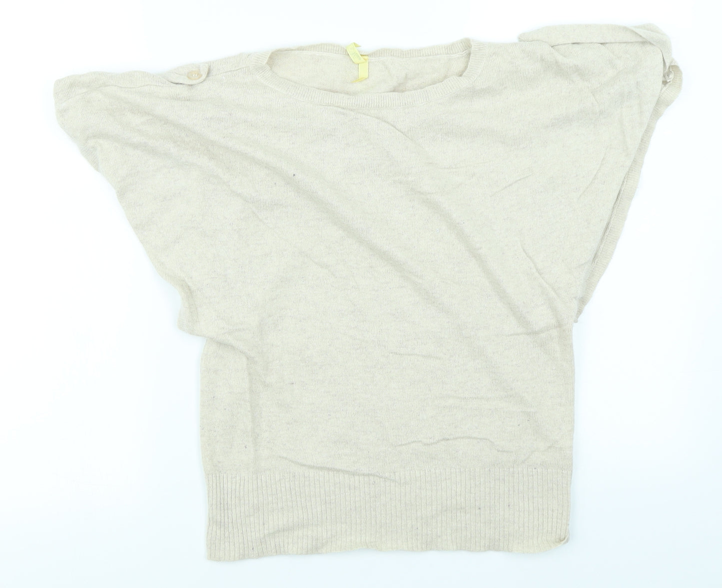 Miso Womens Beige   Pullover Jumper Size 8