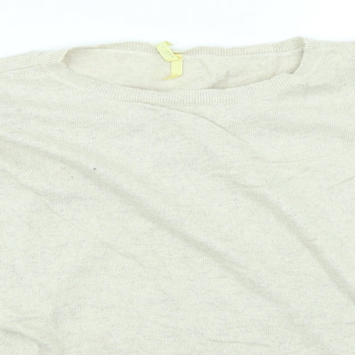 Miso Womens Beige   Pullover Jumper Size 8