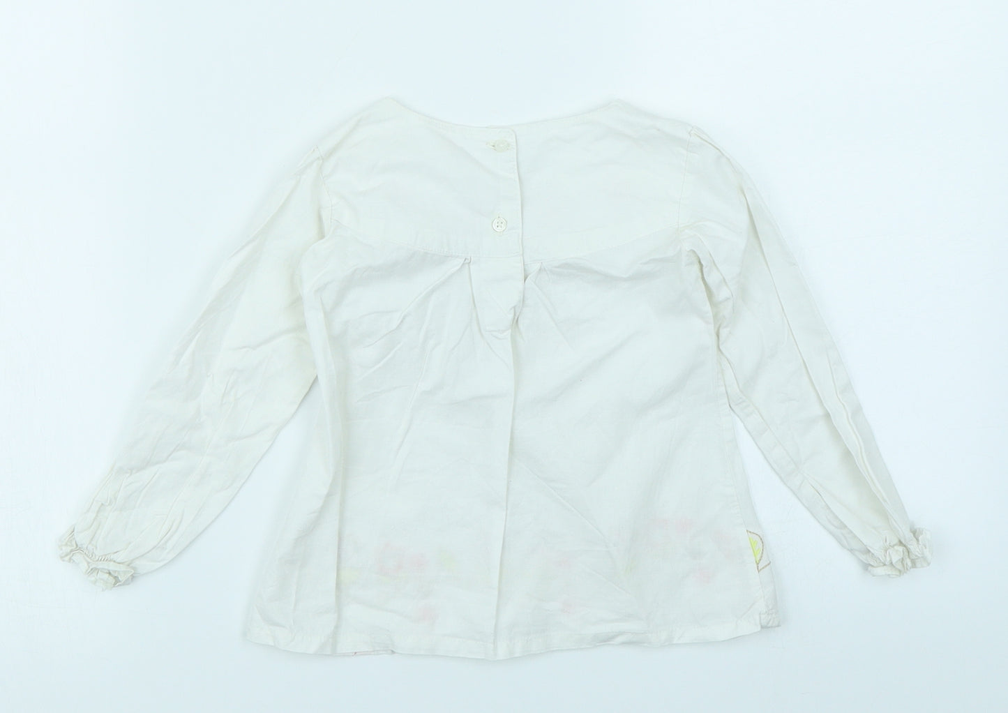 e-vie angel Girls White   Basic T-Shirt Size 2-3 Years