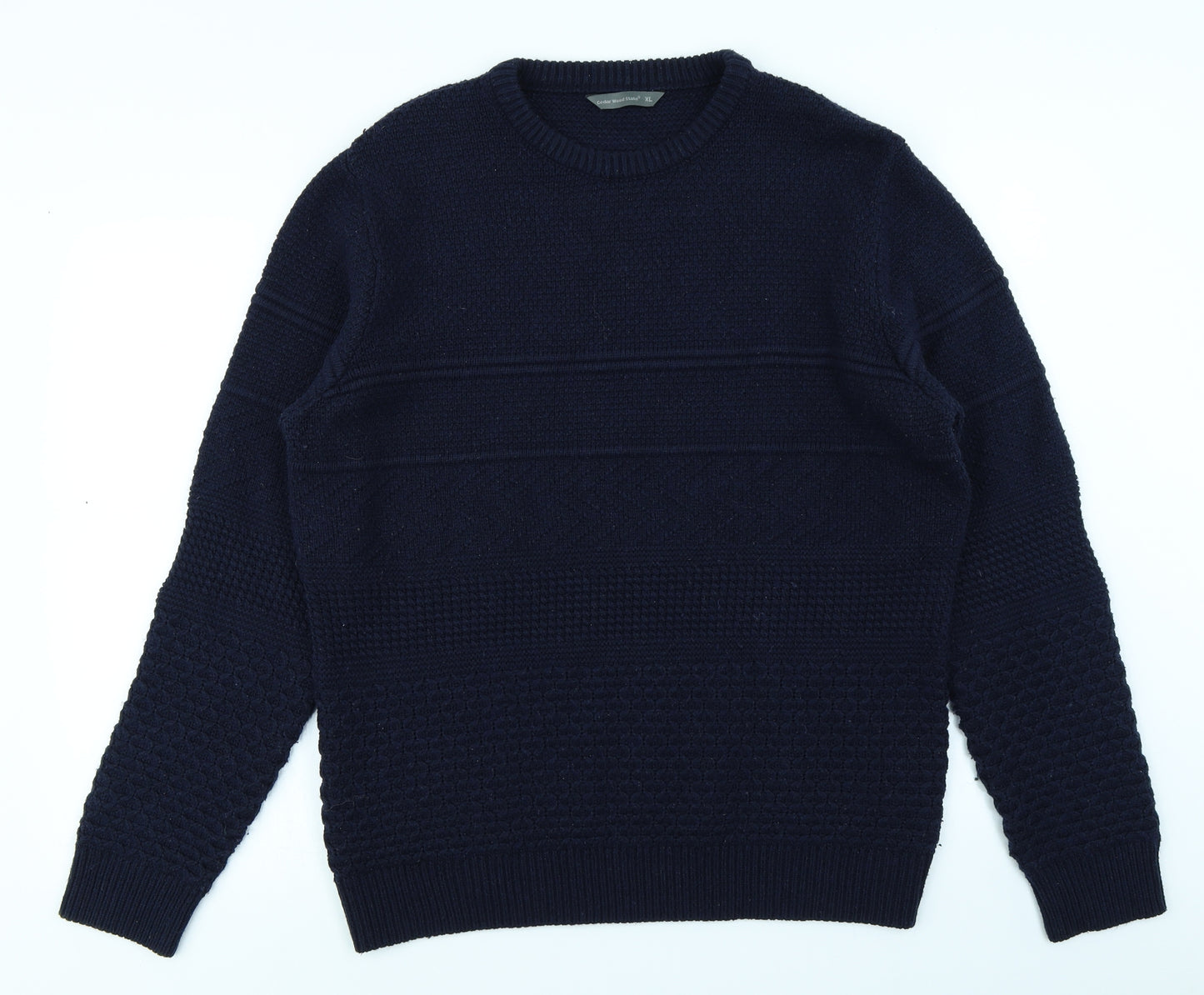 Cedar Wood State Mens Blue   Pullover Jumper Size XL