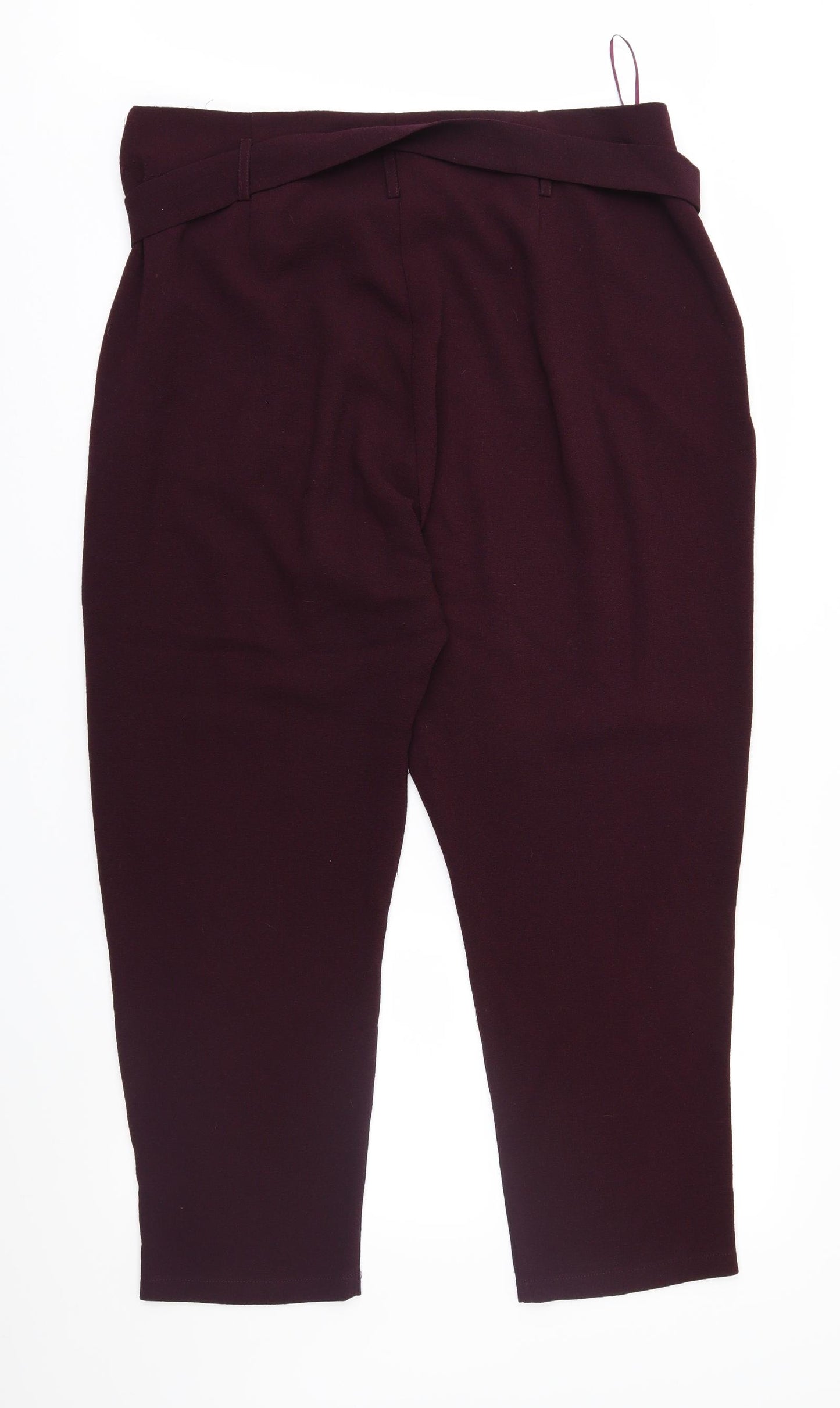 Select Womens Purple   Trousers  Size 18 L28 in
