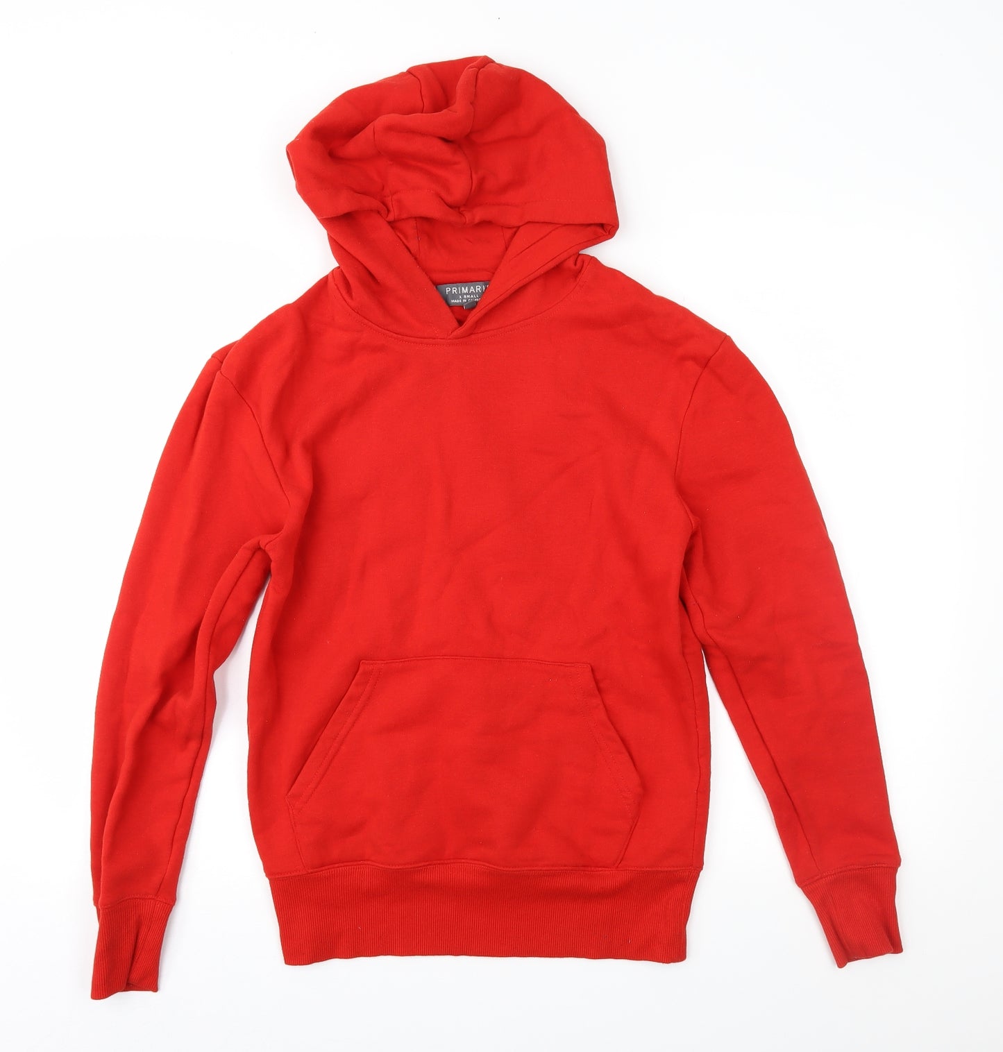 Primark Mens Red   Pullover Hoodie Size XS