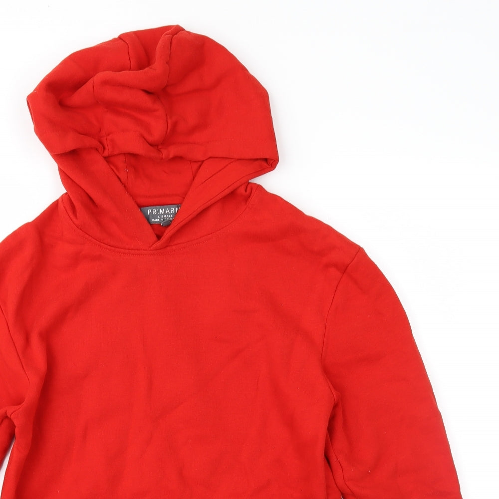 Primark Mens Red   Pullover Hoodie Size XS