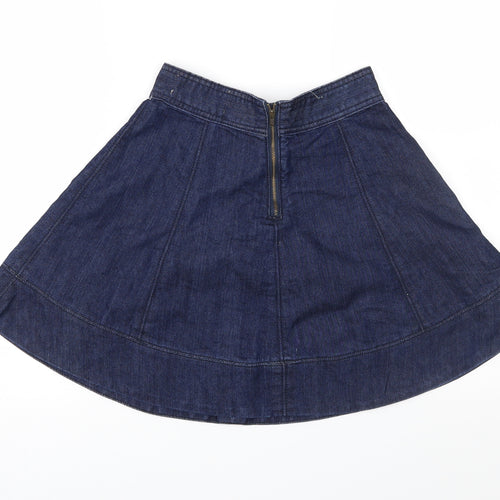 Internacionale Womens Blue  Denim Flare Set Size 8