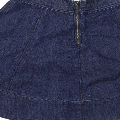 Internacionale Womens Blue  Denim Flare Set Size 8