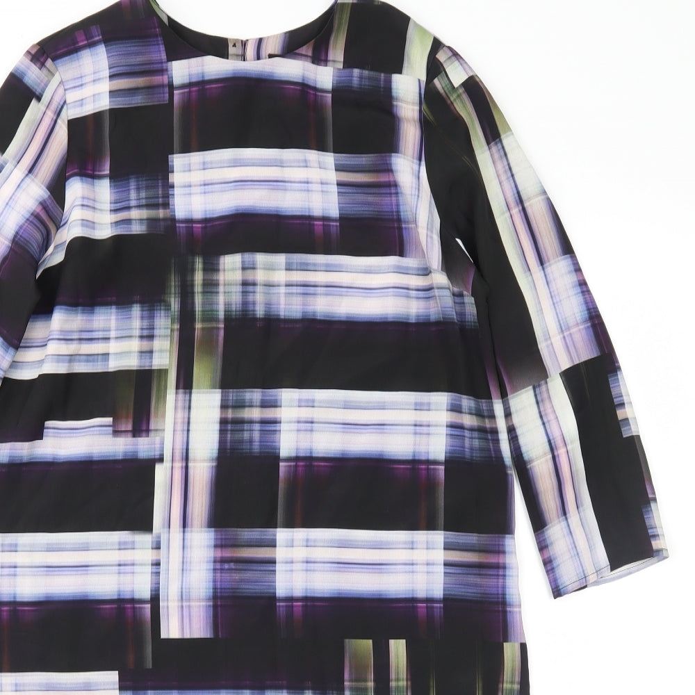 Topshop Womens Multicoloured Geometric  Shift  Size 10