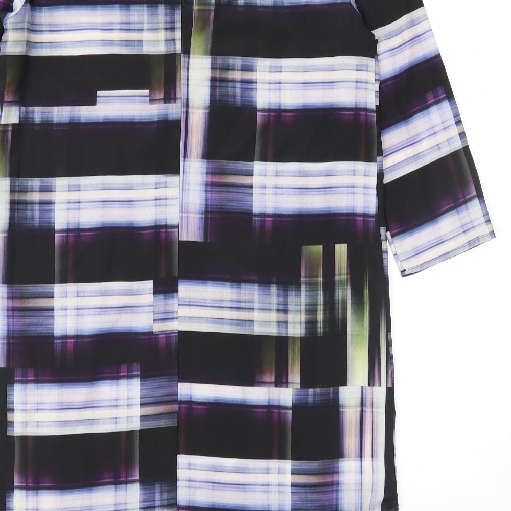 Topshop Womens Multicoloured Geometric  Shift  Size 10