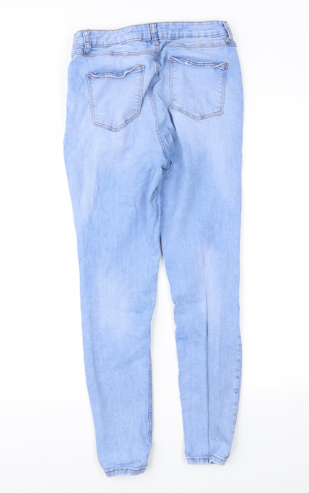 Denim & Co. Womens Blue  Denim Skinny Jeans Size 16 L27 in