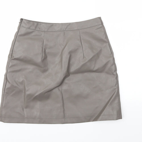 Primark Womens Brown   A-Line Skirt Size 8