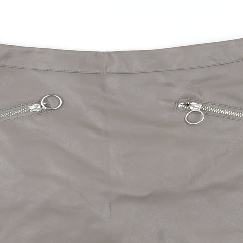 Primark Womens Brown   A-Line Skirt Size 8