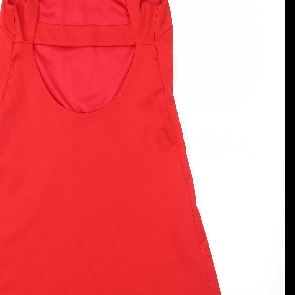 ASOS Womens Red  Jersey A-Line  Size 8