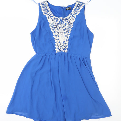 Select Womens Blue   Fit & Flare  Size 10