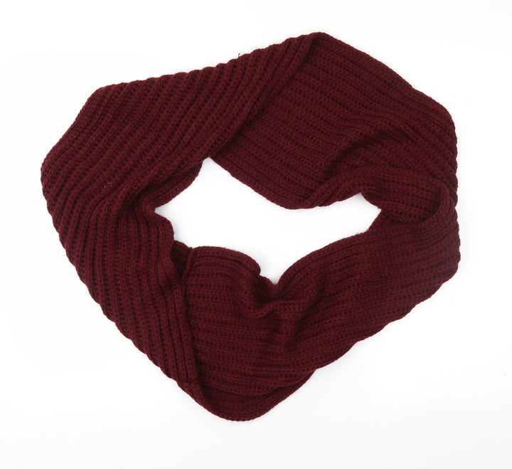 Preworn Womens Purple Knit Scarf