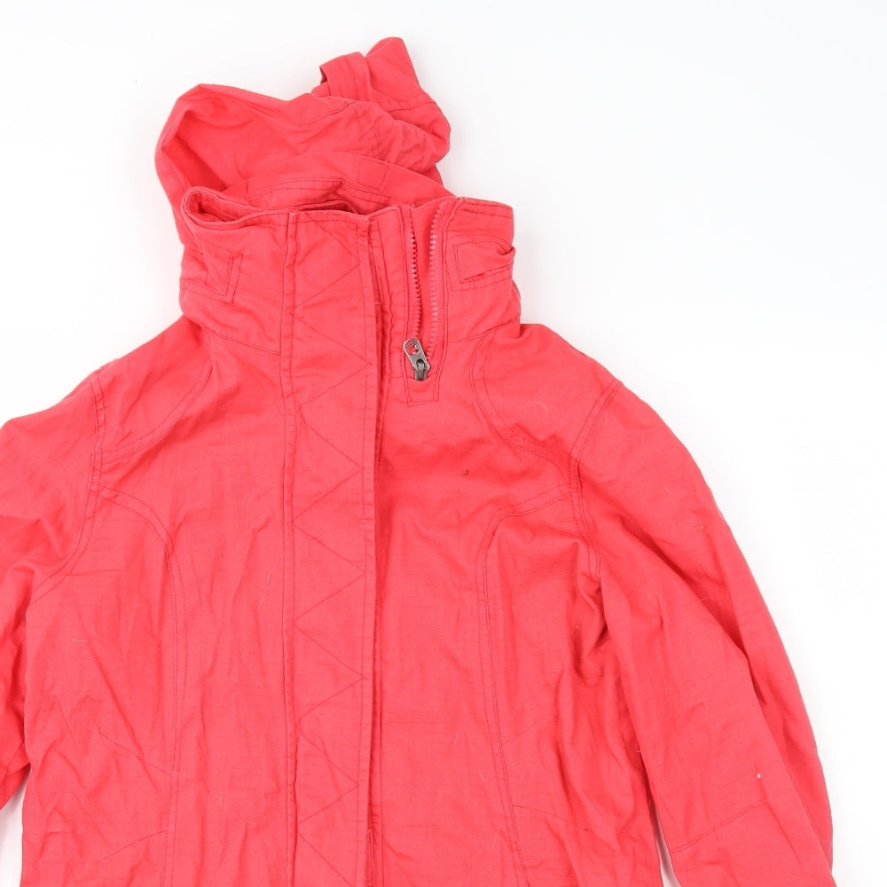 SoulCal&Co Womens Pink   Anorak Jacket Size 12