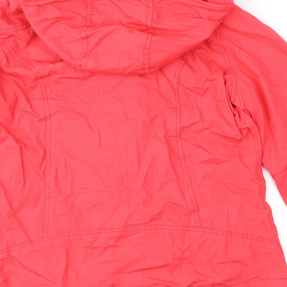 SoulCal&Co Womens Pink   Anorak Jacket Size 12