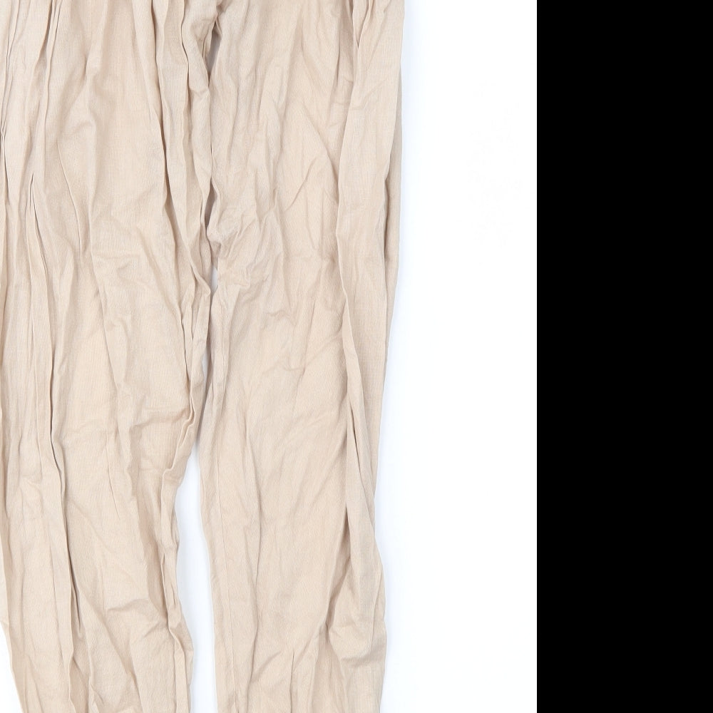 Prew Womens Brown   Harem Trousers Size 28 in L26 in