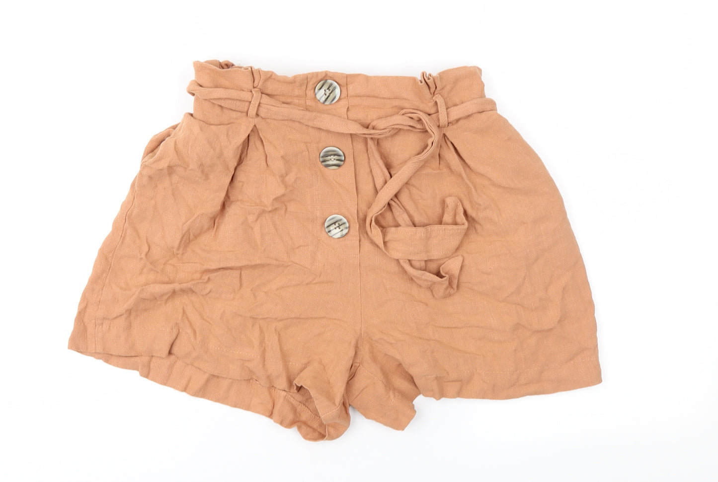 Primark Womens Brown   Mom Shorts Size 10
