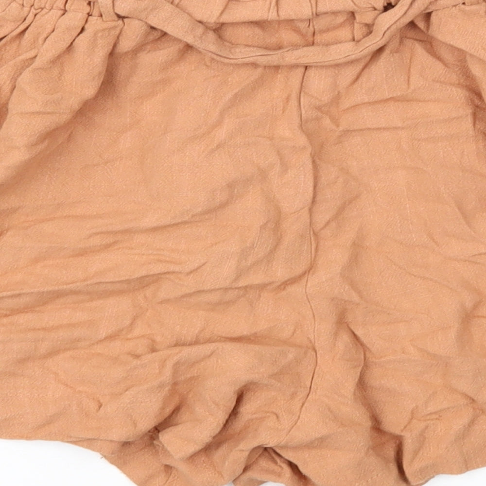 Primark Womens Brown   Mom Shorts Size 10