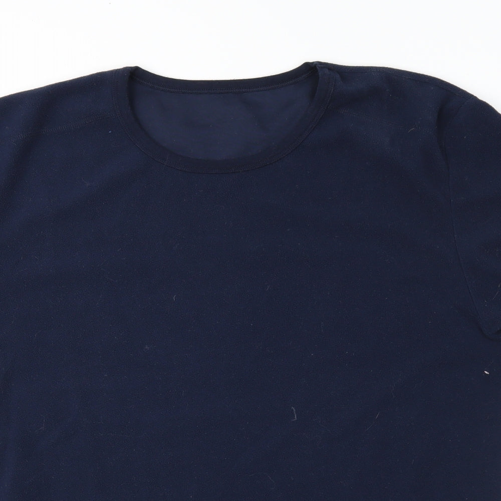 Matalan Mens Black  Fleece  T-Shirt Size XL