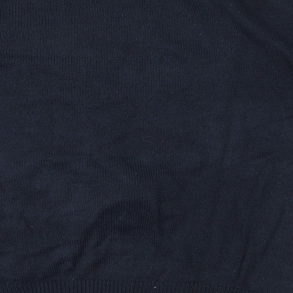 George Mens Black Fair Isle Knit Pullover Jumper Size 2XL  - Xmas