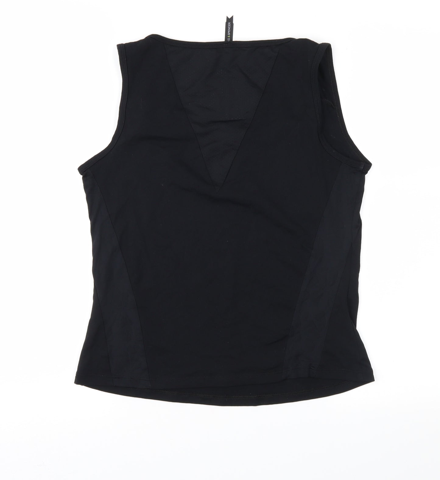 Marks and Spencer Womens Black   Basic T-Shirt Size 14