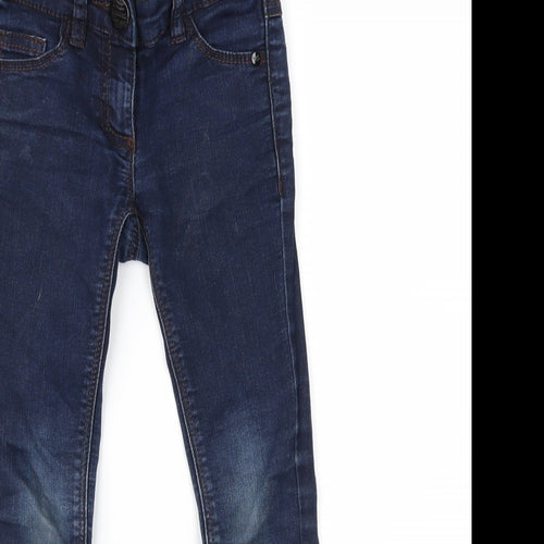 NEXT Girls Blue  Denim Skinny Jeans Size 6 Years