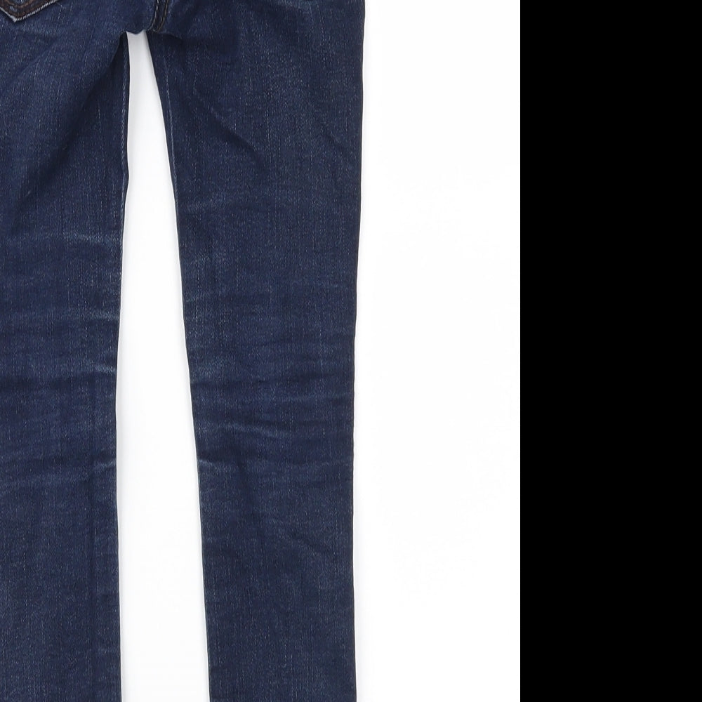 NEXT Girls Blue  Denim Skinny Jeans Size 6 Years