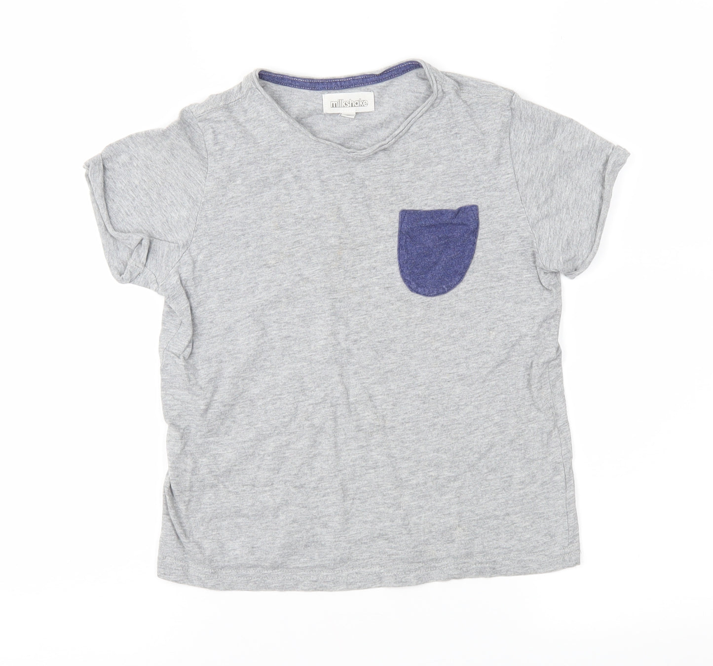 Milkshake Boys Grey  Jersey Basic T-Shirt Size 6 Years