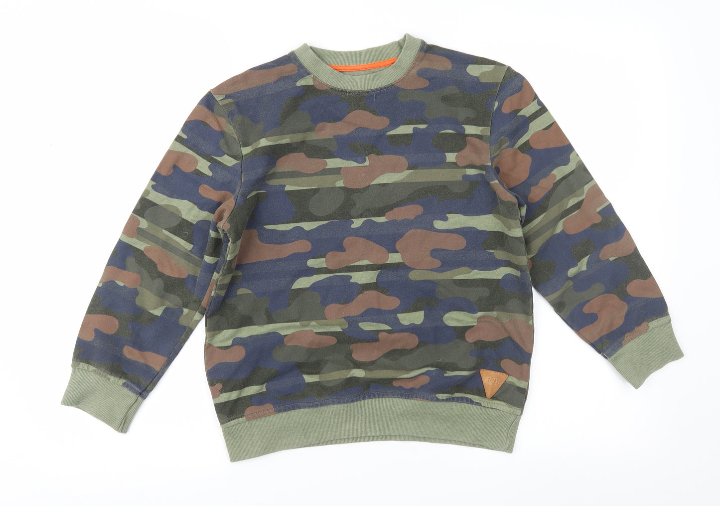 RJR.John Rocha Boys Multicoloured Camouflage  Pullover Sweatshirt Size 8-9 Years