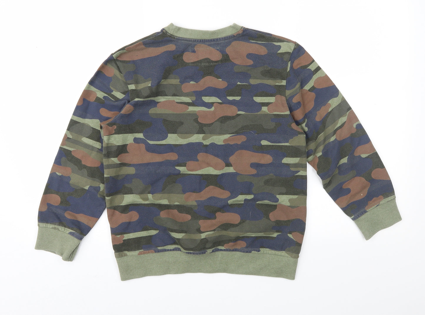 RJR.John Rocha Boys Multicoloured Camouflage  Pullover Sweatshirt Size 8-9 Years