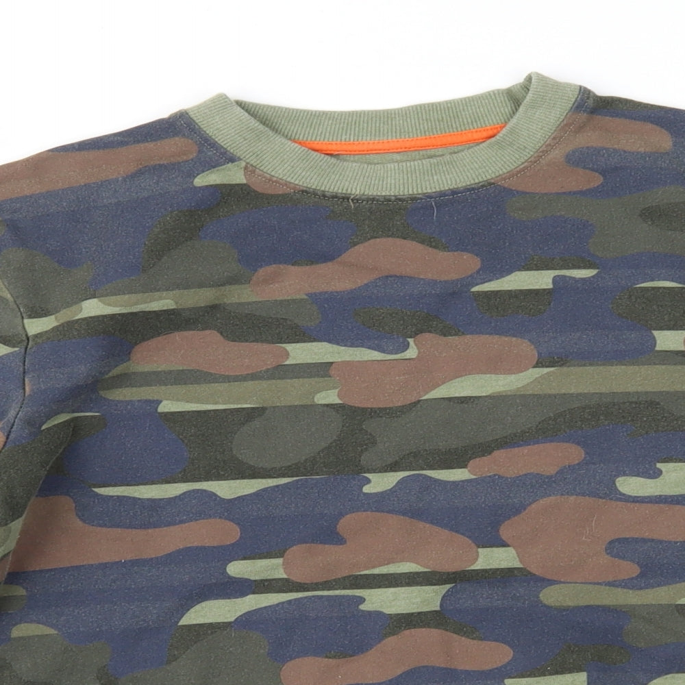 RJR.John Rocha Boys Multicoloured Camouflage  Pullover Sweatshirt Size 8-9 Years