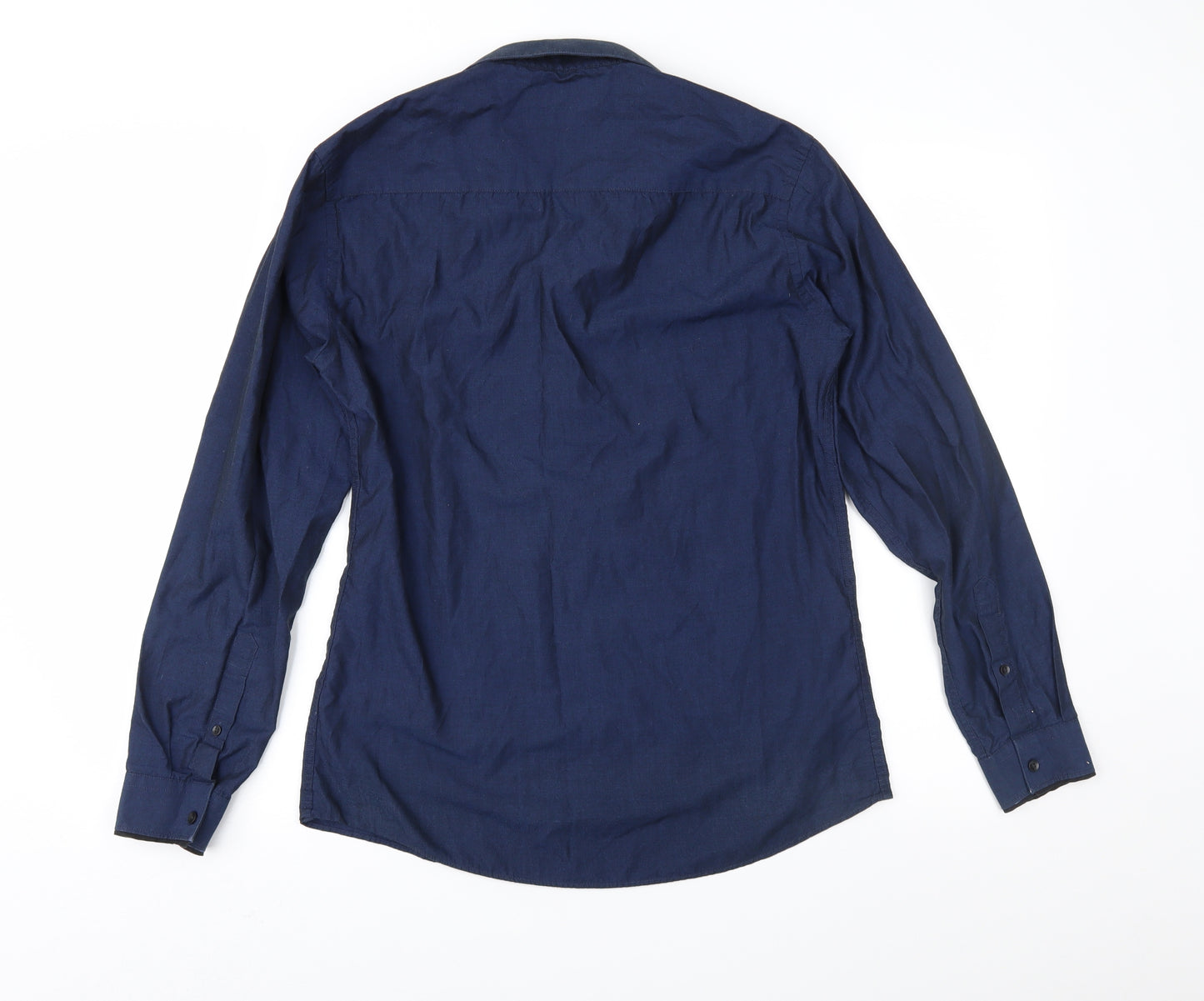 Cedar Wood State Mens Blue    Button-Up Size 15