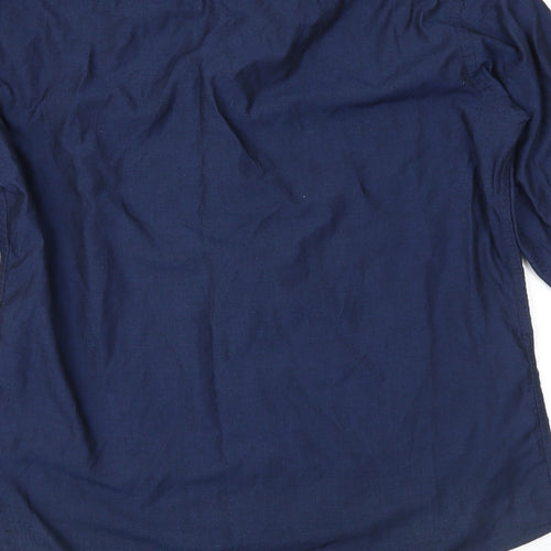 Cedar Wood State Mens Blue    Button-Up Size 15