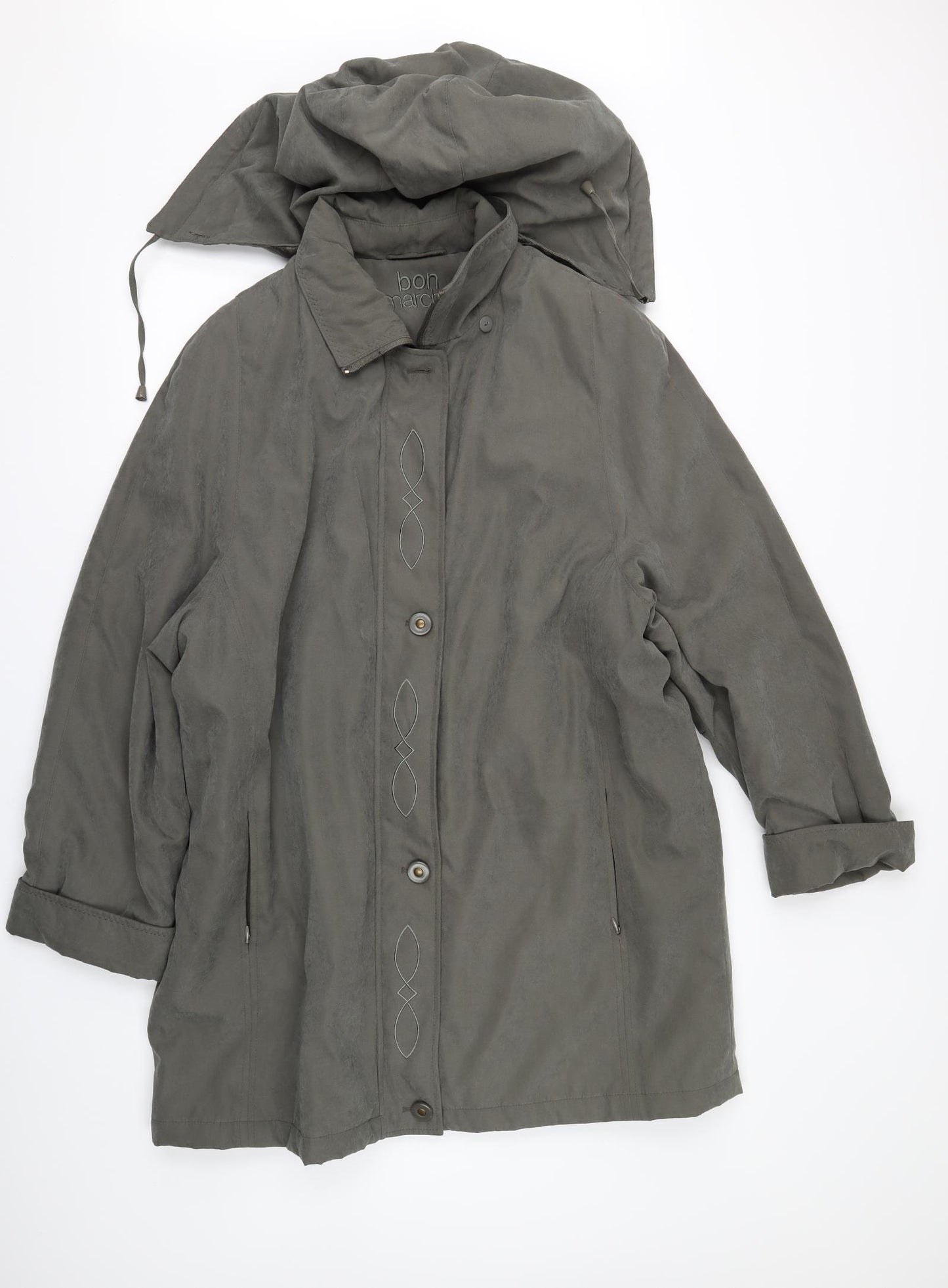 Bonmarché Womens Green   Anorak Coat Size L