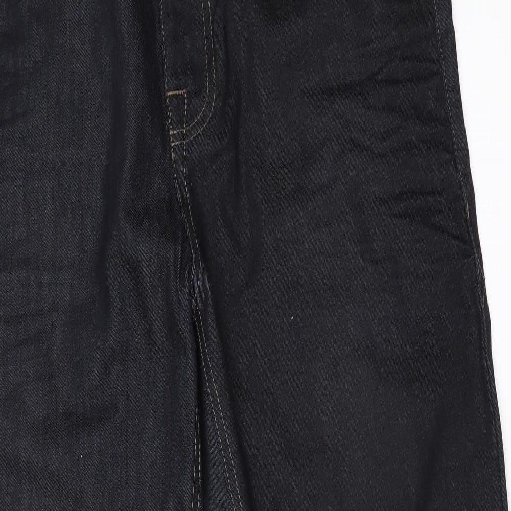 FLY53 Mens Black  Denim Straight Jeans Size 30 L32 in