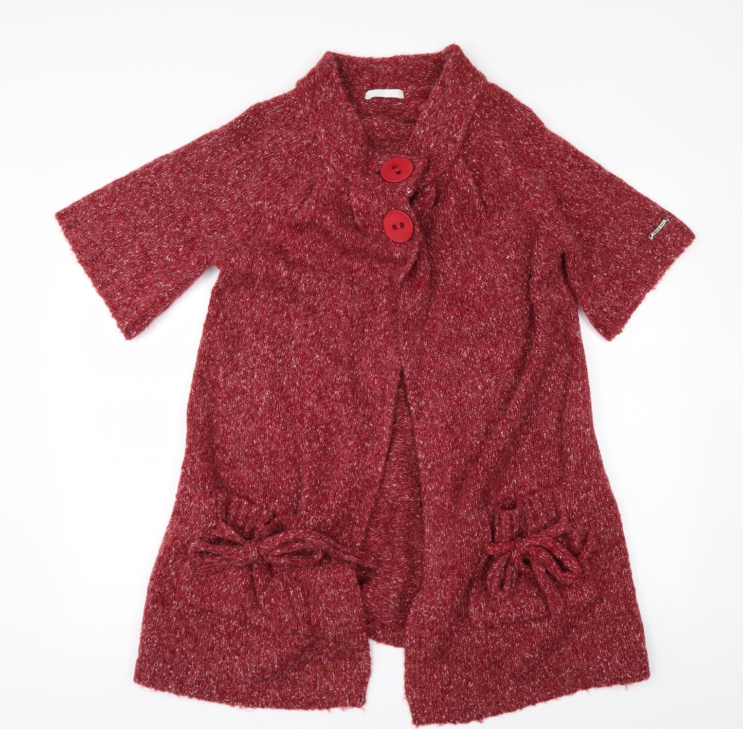 ME Womens Red   Cardigan Jumper Size M