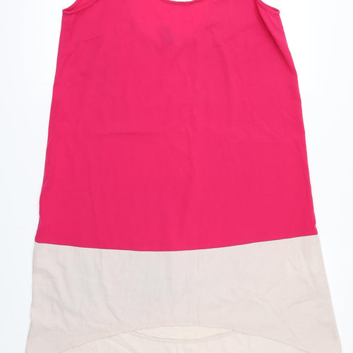 Vera Moda Womens Pink   Camisole Blouse Size M  - Dipped hem