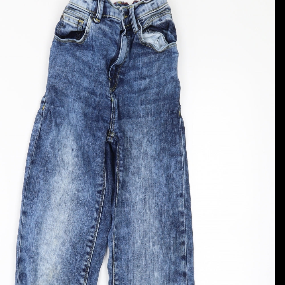 Nutmeg Boys Blue  Denim Straight Jeans Size 8-9 Years