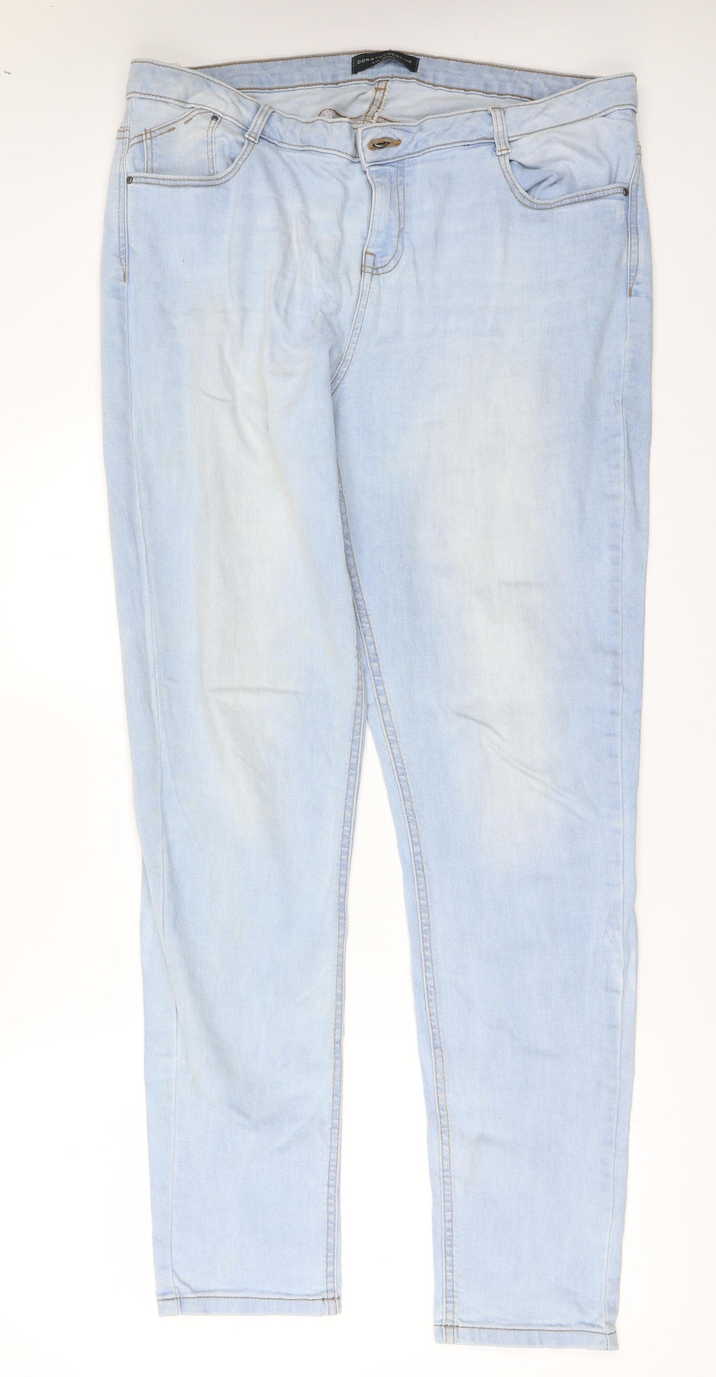 Dorothy Perkins Womens Blue  Denim  Jeans Size 18 L33 in