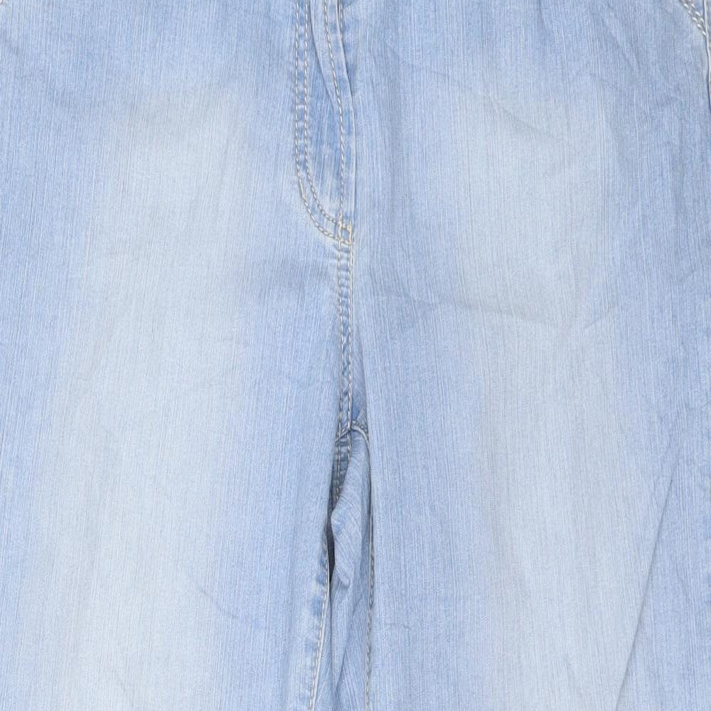 Gerry Weber Womens Blue  Denim Straight Jeans Size 36 in L29 in