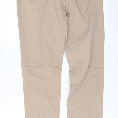 I COMMA Womens Beige   Chino Trousers Size 8