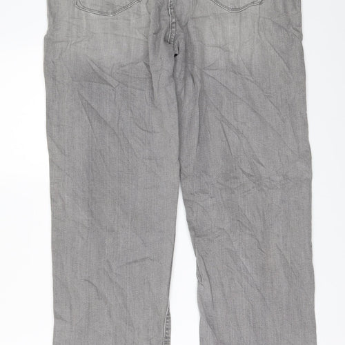 Giada Womens Grey  Denim Boyfriend Jeans Size 18 L31 in