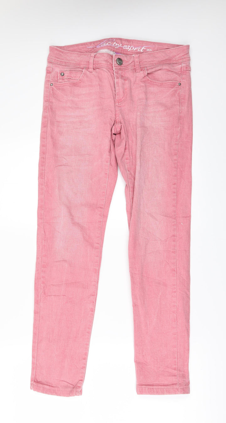 Esprit Womens Pink Denim Skinny Jeans Size 28 in L30 in