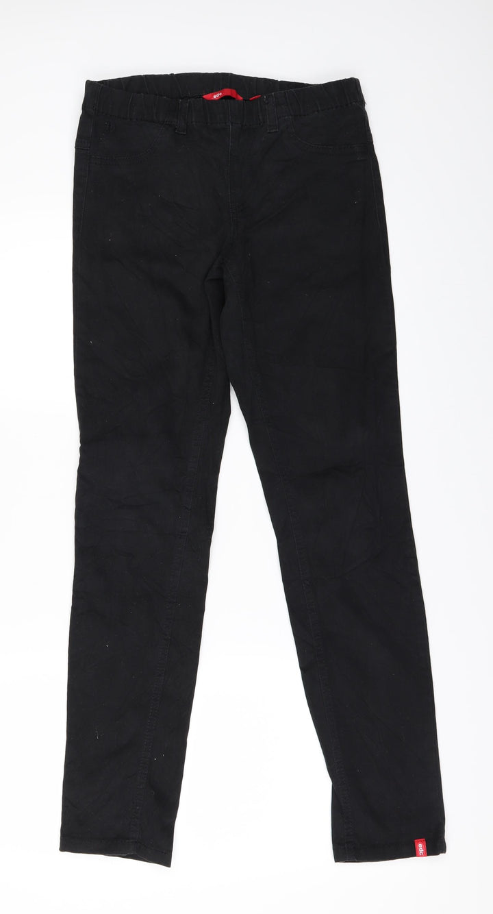 EDC Womens Black  Denim Jegging Jeans Size 8 L29 in