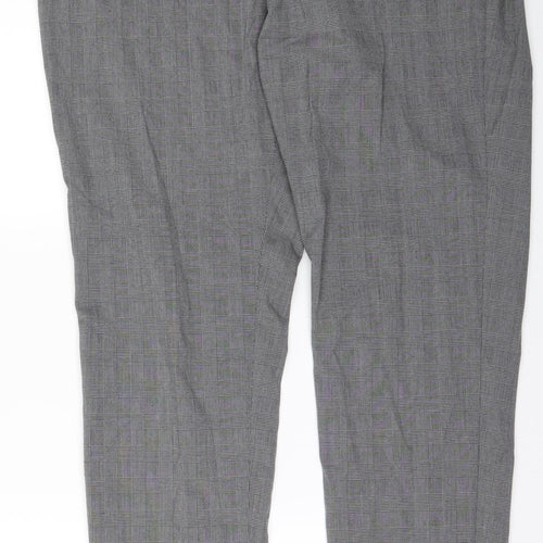 ecru Womens Green Check  Trousers  Size 38 L29 in
